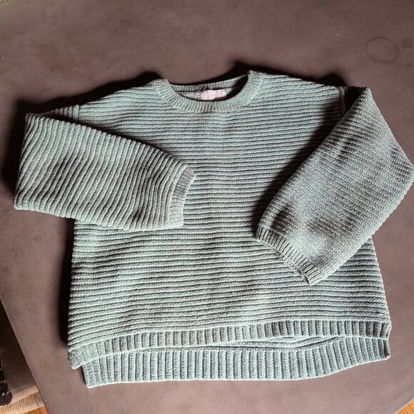 Mango mint green sweater | Size 11-12 - Picture 3 of 16
